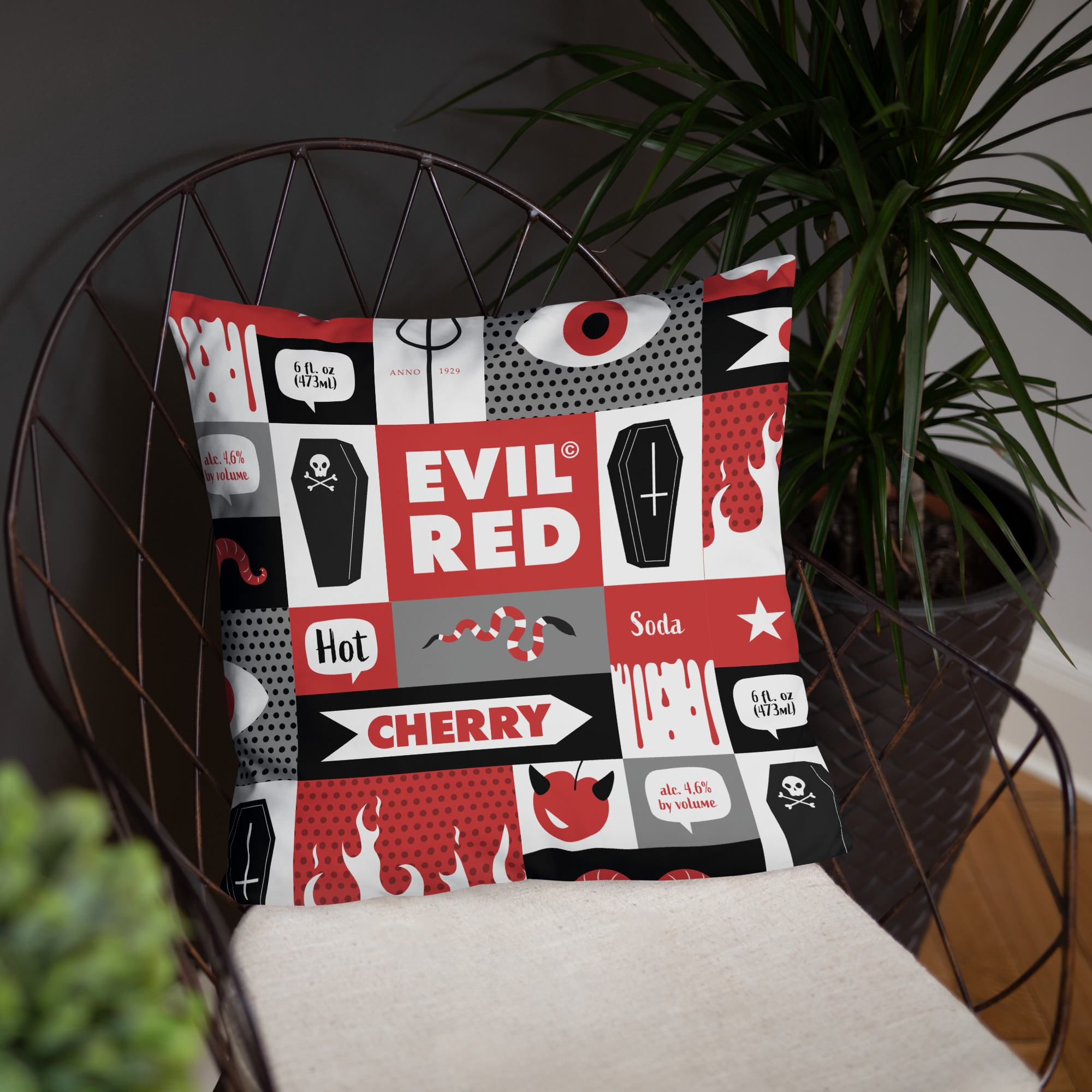 Coussin EVIL RED™ – Image 6