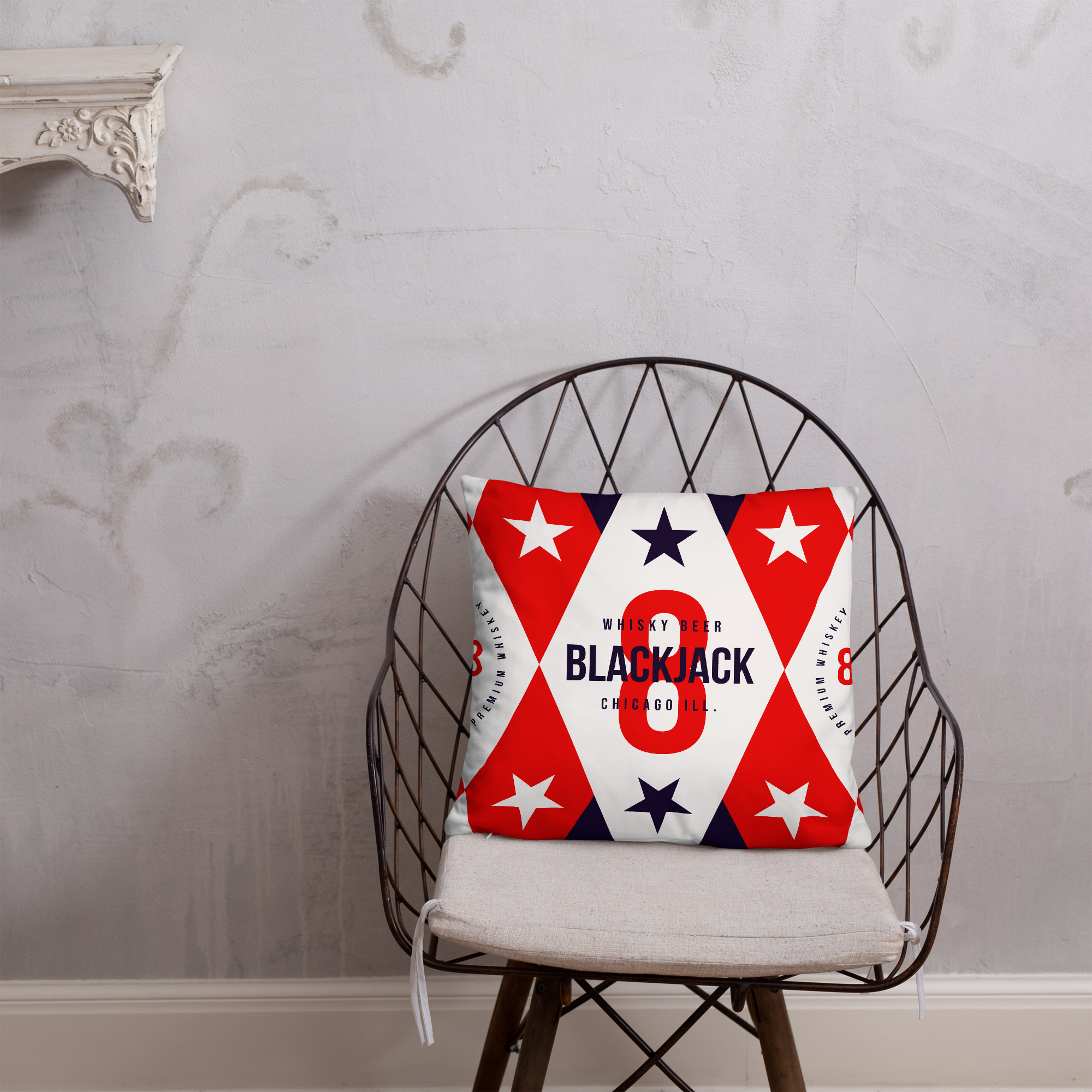 Coussin BlackJack N°8™ – Image 4