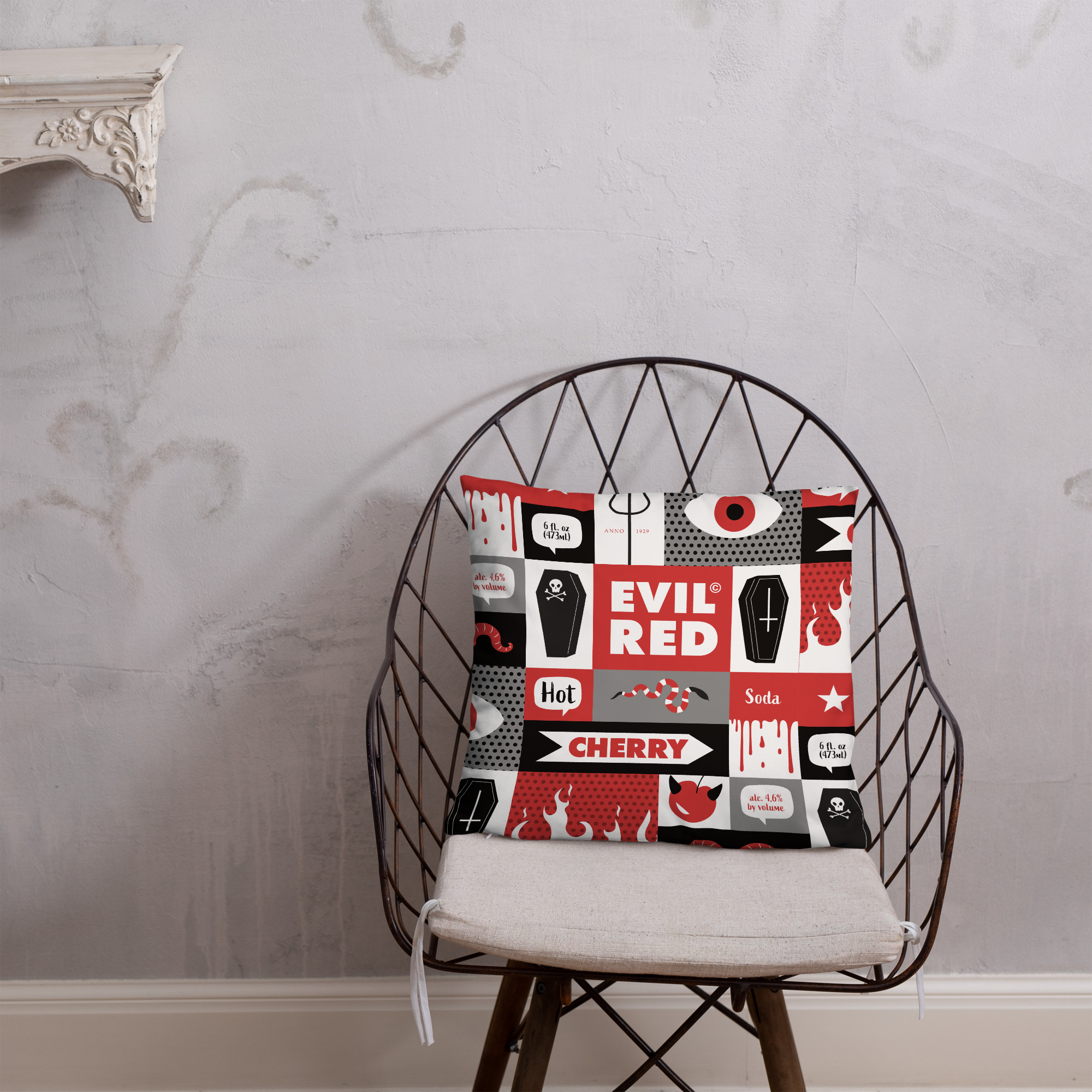 Coussin EVIL RED™ – Image 5