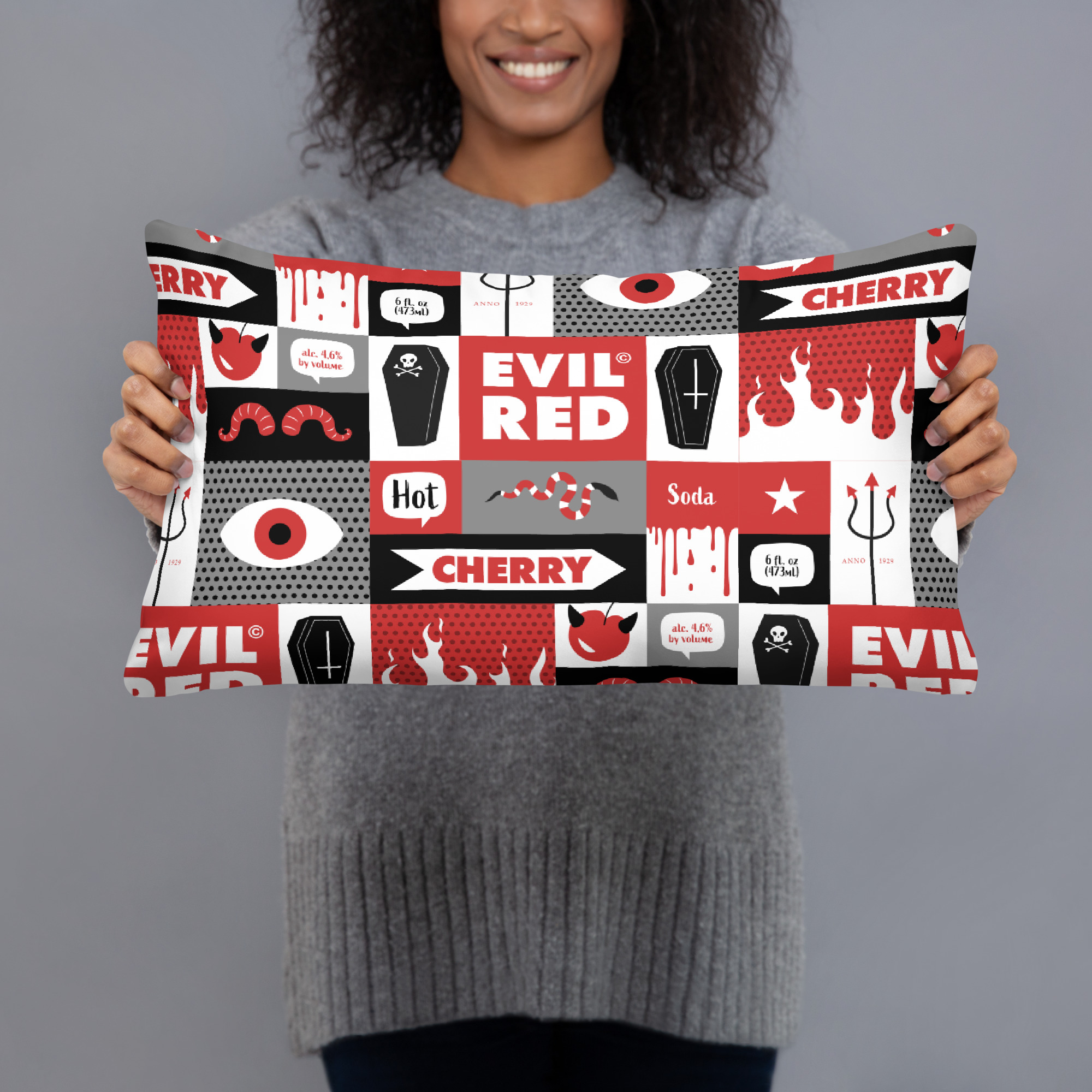 Coussin EVIL RED™ – Image 2