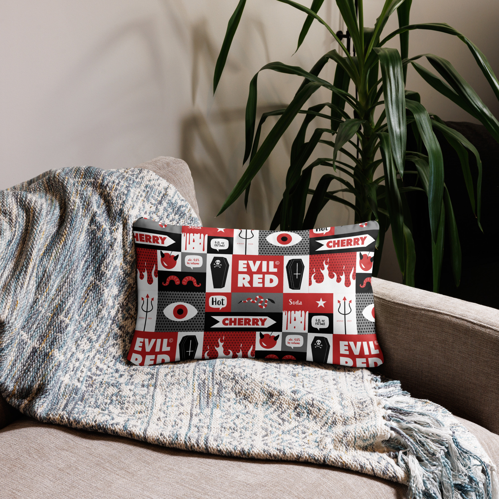 Coussin EVIL RED™ – Image 4