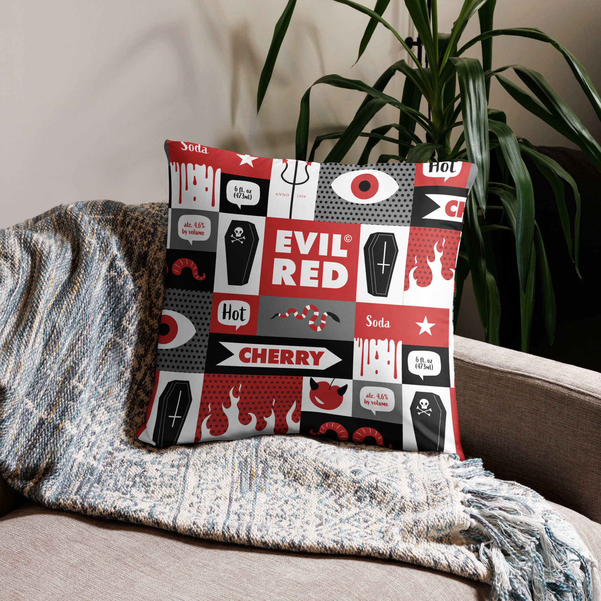 Coussin EVIL RED™ – Image 3
