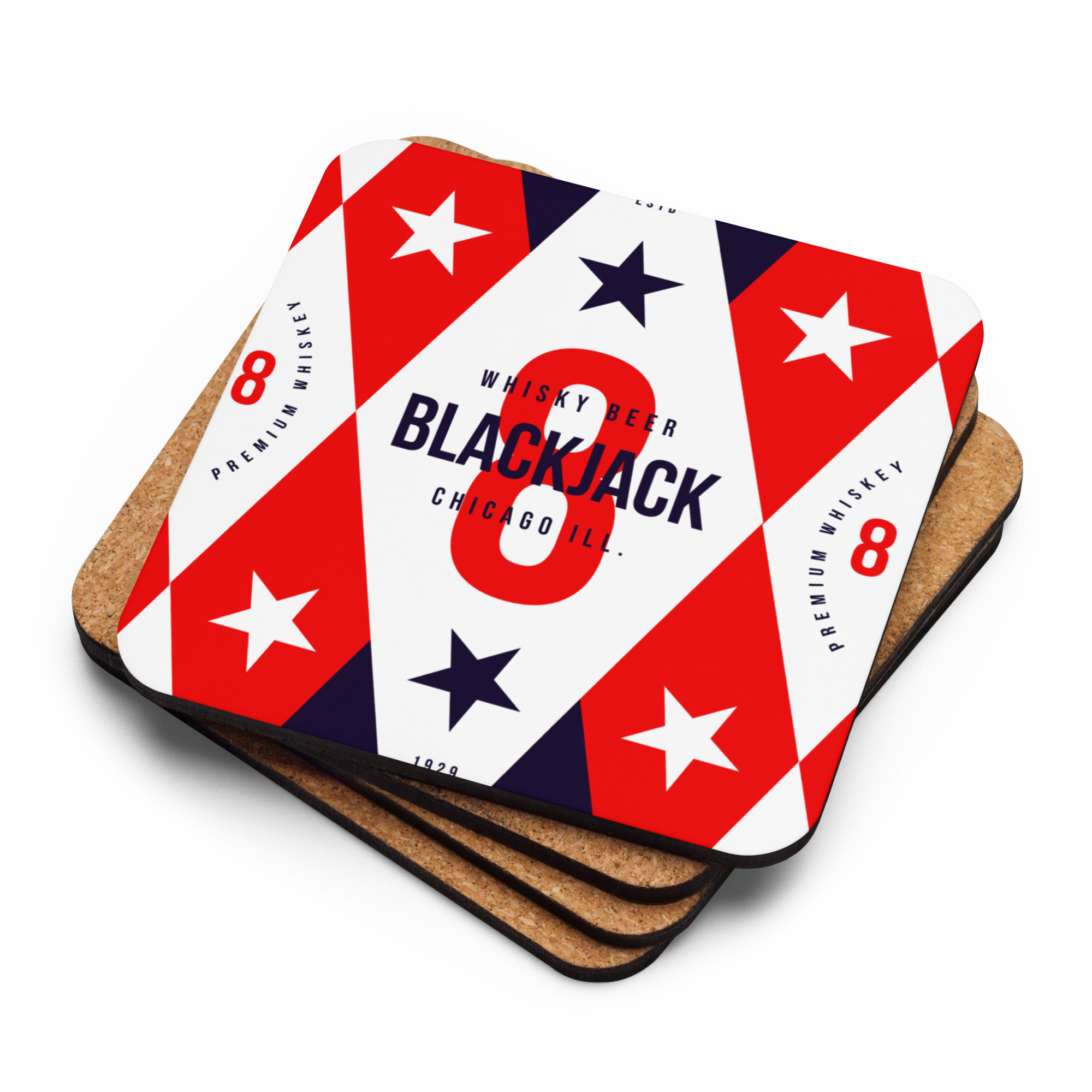 Sous-verres BlackJack N°8™ – Image 2
